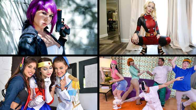 [TeamSkeetSelects] - Cosplay Scene Compilation with Karlee Grey, Keira Croft, Jessie Saint - Karlee Grey - Keira Croft - Jessie Saint