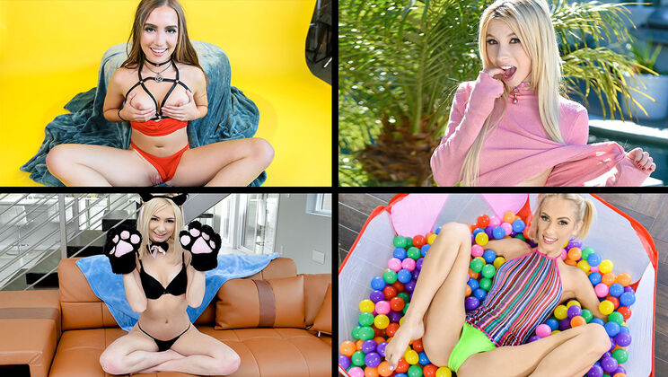 [TeamSkeetSelects] - Lovely and Luscious Ladies - Kenzie Reeves - Aria Carson - Bailey Base - Kimmy Kimm