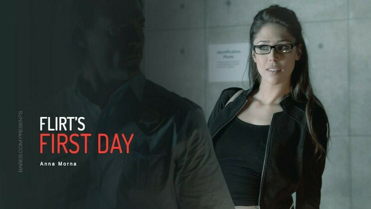 [Babes.com] - Brunette's First Day Blowjob