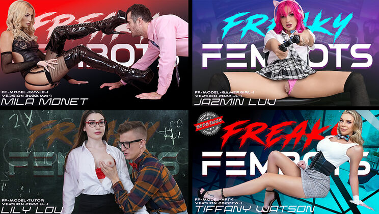 [TeamSkeetSelects] - Jazmin's Freaky Fembot Mates