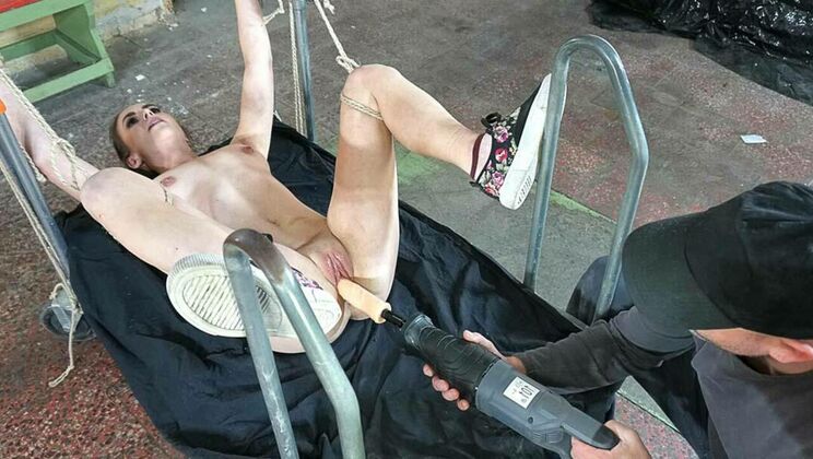 [Submissed] - Brunette Slave and Her Sex Toy Masters - Lenna Ross