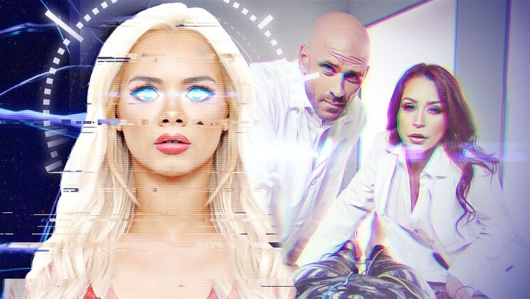 Reverse Cowgirl and Standing Doggystyle in Threesome