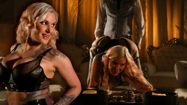 [SinfulRaw] - Stanley and George Fuck Alexxa Vice in Anal - George Uhl - Stanley Johnson - Alexxa Vice