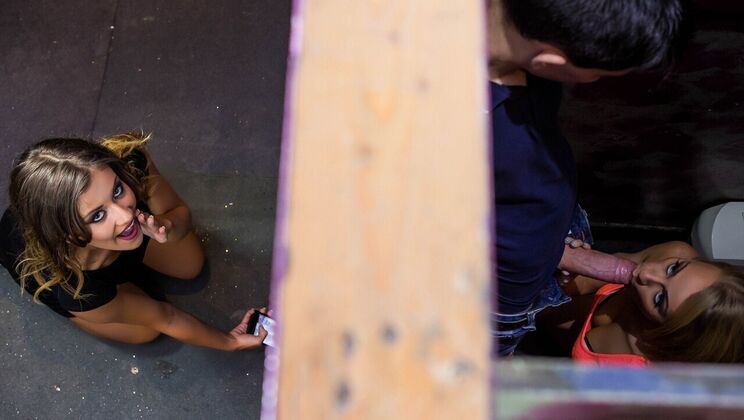 Snapping Photos and Sucking a Huge Dick