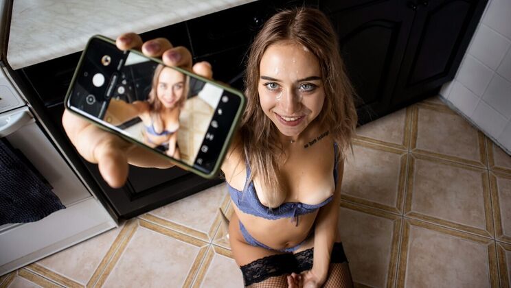 Russian Blonde Gets Spanked