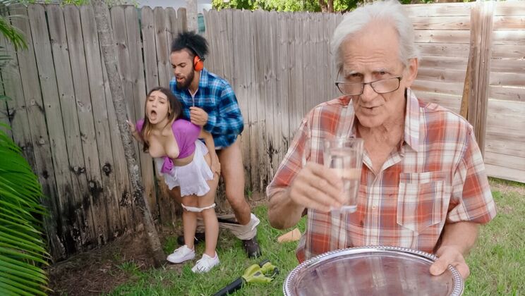 [TeensLoveHugeCocks] - Spanking and Ass Fingering for Violet - Violet Gems - James Angel