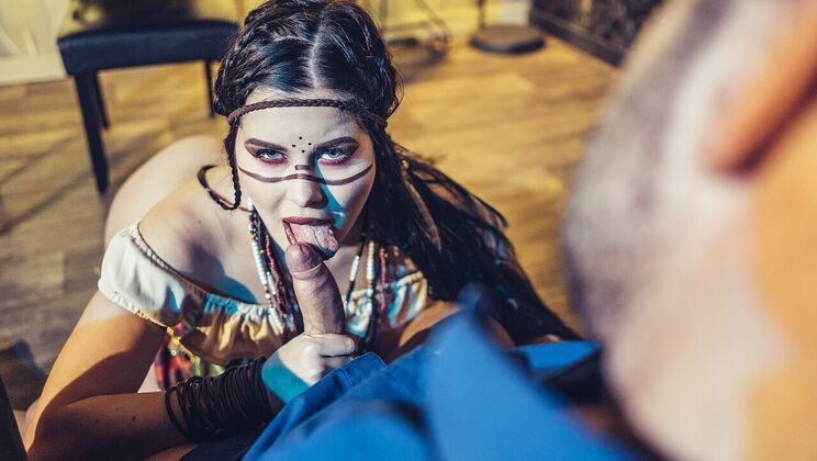 Reverse Cowgirl Sex with a Naughty Witch