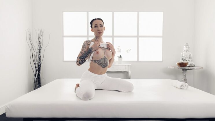 [MassageRooms] - Tattooed Dutch Girl Fucked in Missionary - Esluna - Marvin Straight