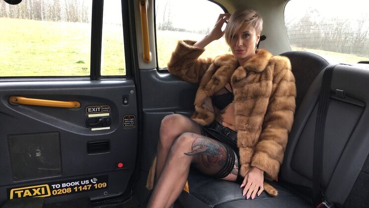 [FakeTaxi] - Blonde with Enhanced Body Gets Fucked in Taxi - John - Tanya Virago