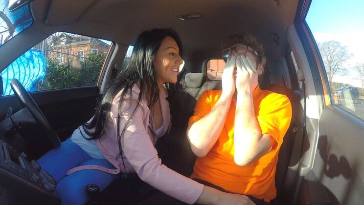 [FakeDrivingSchool] - Outdoor Taxi Sex with Teen Rebel - Ryan Ryder