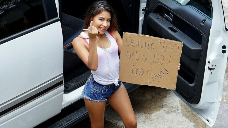 T-Shirt Car Wash with Teenager