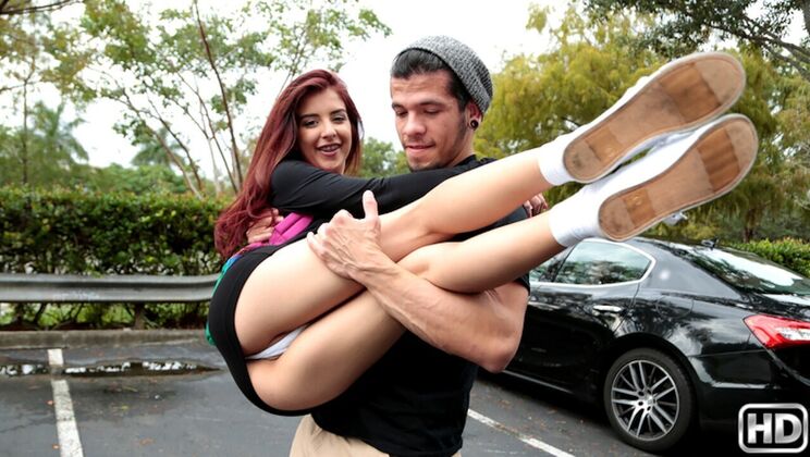 [8thStreetLatinas] - Sally Squirt's Shaved Pussy Licking