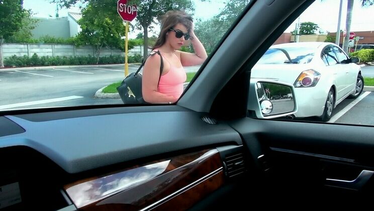 [PublicPickups] - Callie's Curvy Body in Car - Bruno Dickens - Callie Haze