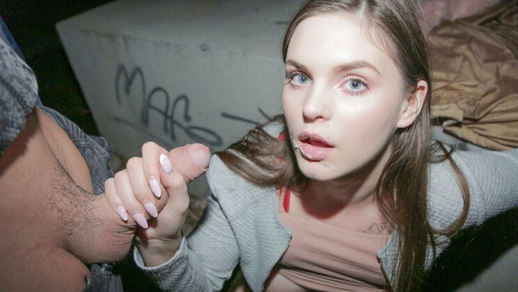 [PublicAgent] - Short Haired Amateur Gets Deepthroat in POV