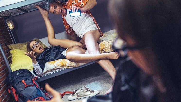 Outdoor Sex with Naughty Graduates