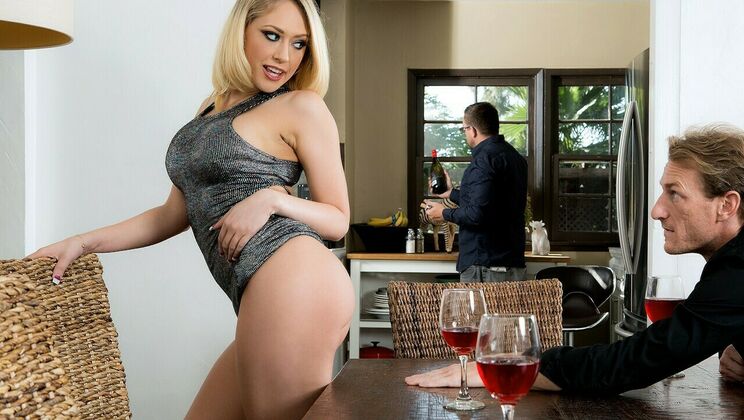 [PornstarVote] - Facial for Kagney Linn Karter in Kitchen - Kagney Linn Karter