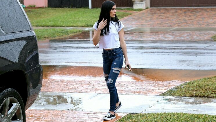 [StrandedTeens] - Outdoor Sex with a Shaved Brunette Cutie - jmac - Sadie Blake