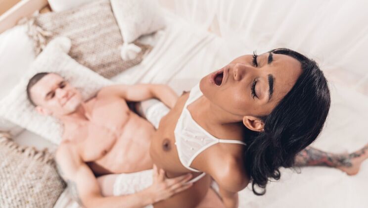 [DaneJones] - Tattooed Teen Brunette Gets Cum on Pussy - Max Dior - Capri Lmonde