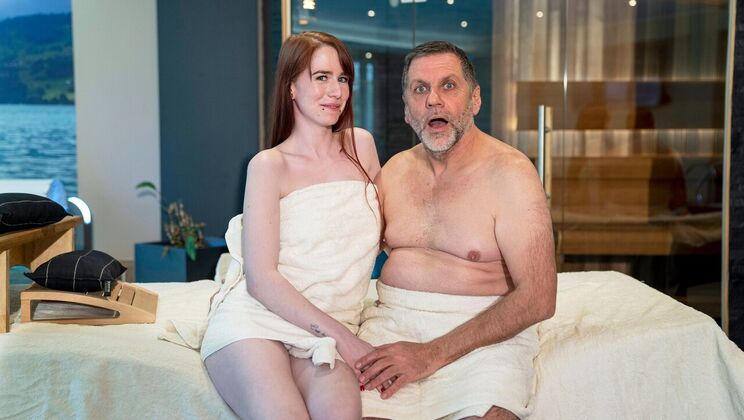 [Oldje] - Redhead Babe Gets a Sensual Massage - Phillipe - Isabella Both