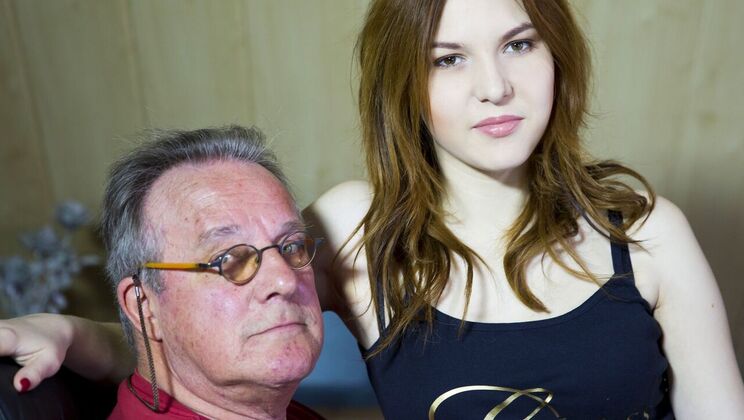 [Oldje] - Starting As A Porn Model: Natural Tits & Pussy Licking Fun - Harry - Alegra