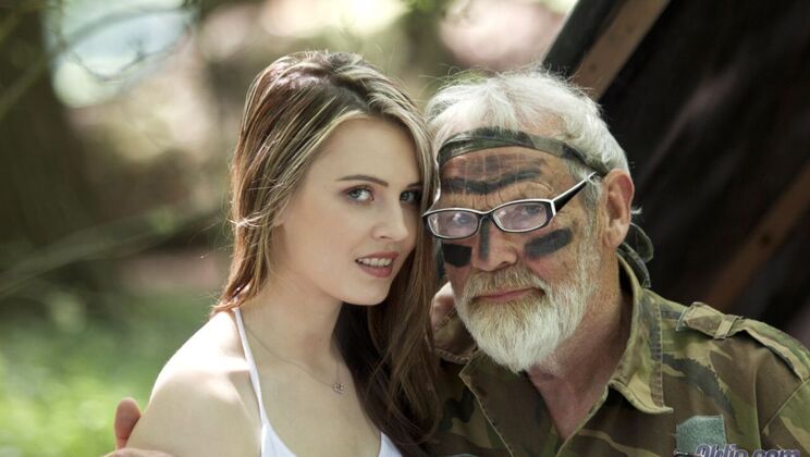 [Oldje] - Cock Sucking Nymph in Forest - Peter - Lucianna Karel