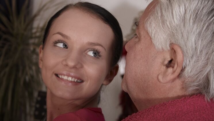 [Oldje] - Big Titted Brunette Anabell Gets Dirty