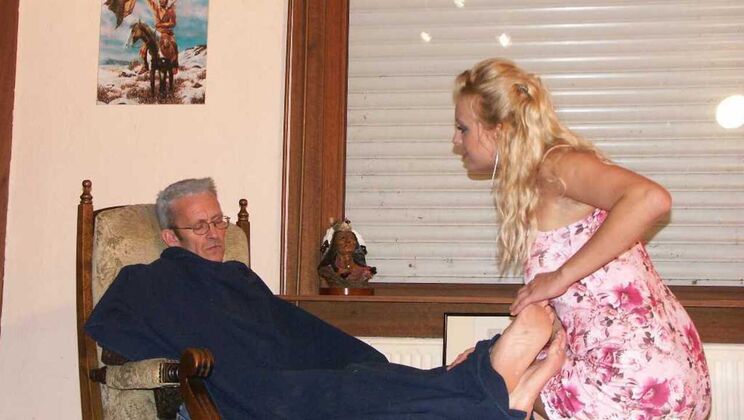 Older Man Younger Blonde Sex