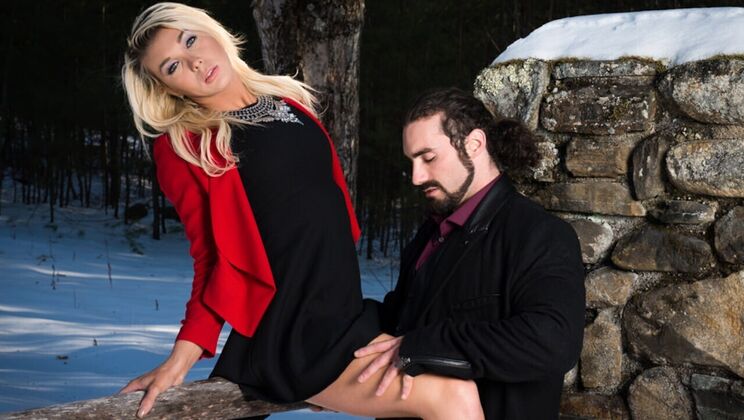 [TransSensual] - Trans Blondes Indulge in Rough Fun - Aubrey Kate - Jaxton Wheeler