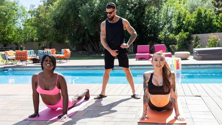 [TransAngels] - Interracial Threesome with Wet Pussy Fucking - Alpha Wolfe - Billie Beaumont - Ana Andrews