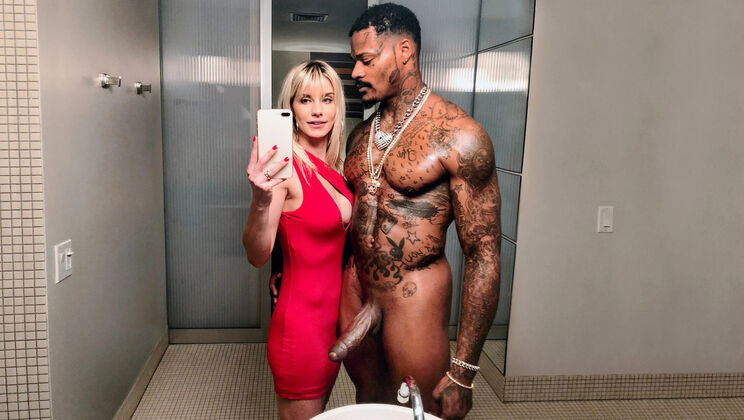 [BLACKEDRAW] - Riding A Big Black Cock With My Husband's Approval