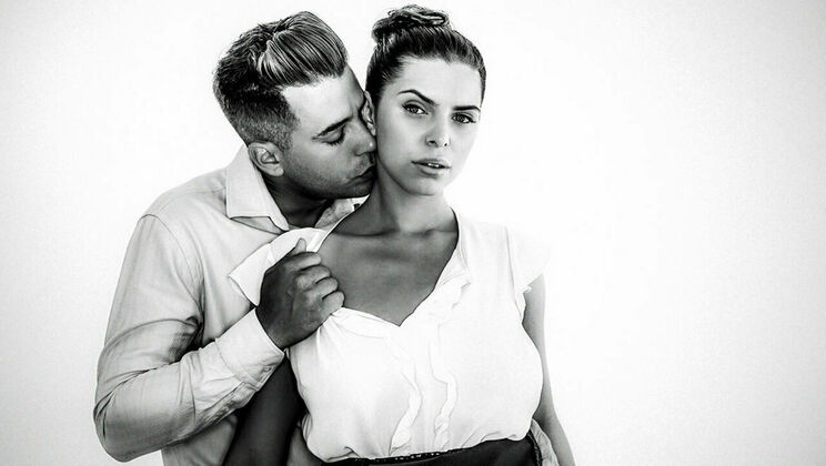 Russian and Spanish Sexy Couple