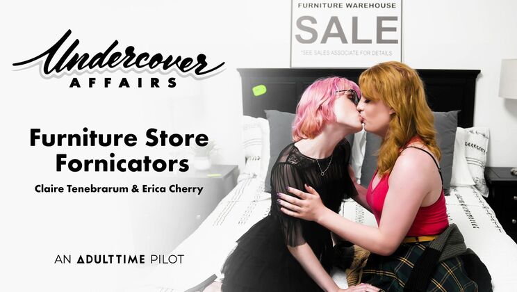 [AdultTimePilots] - Kissing Shemales in Store - Erica Cherry - Claire Tenebrarum
