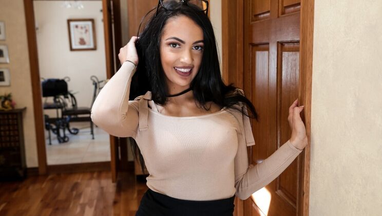 Brunette Sofi Ryan in Doggystyle Action