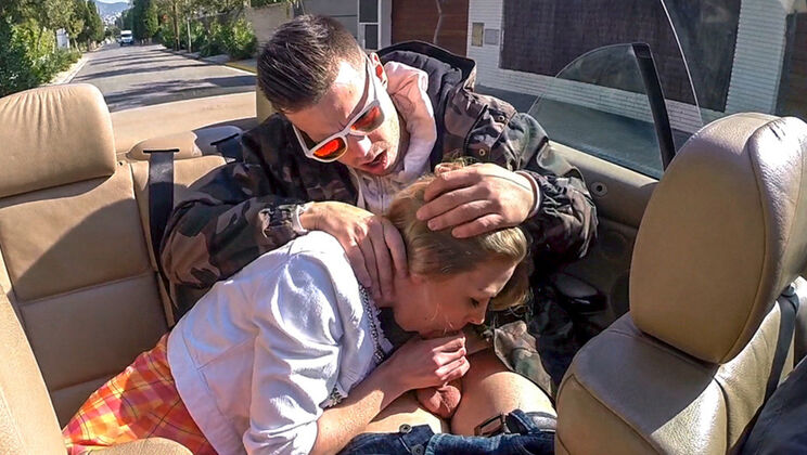 Lolly Gartner's Deepthroat Public Fucking