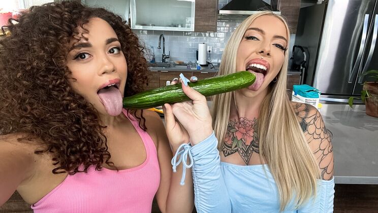 [WeLiveTogether] - Kissing and Cooking with Lesbians