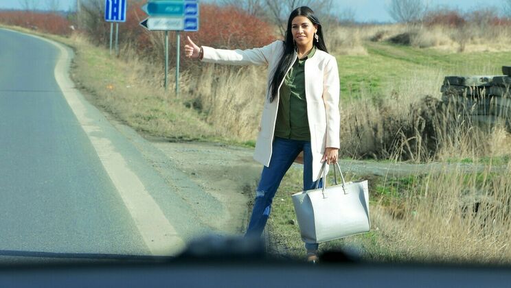 [StrandedTeens] - Eveline Dellai's Naughty Stranded Ride - Eveline Dellai