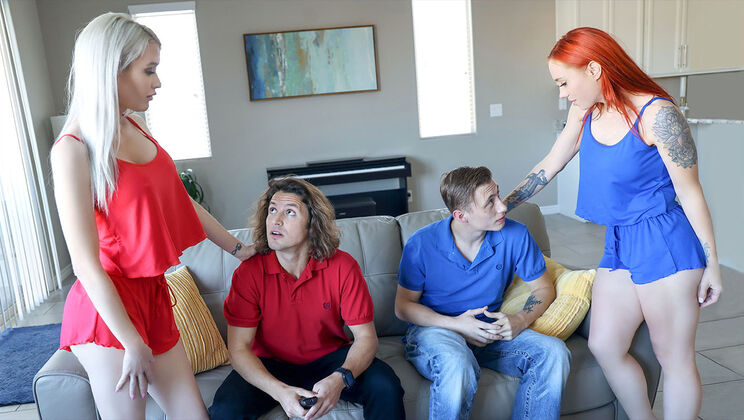 [MomSwap] - Betting on Attraction: PAWG and More - Jay Romero - Katie Monroe - Cole Church - Nova Sky