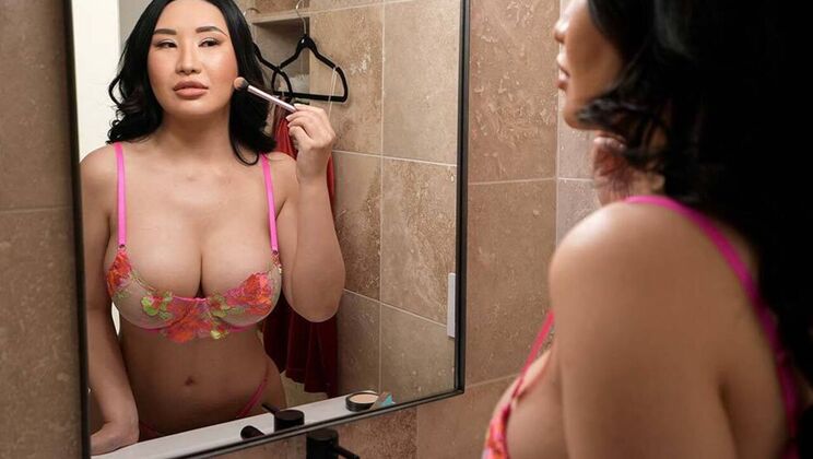 [MomIsHorny] - Asian Stepmom Sucks and Fucks - Johnny Love - Suki Sin