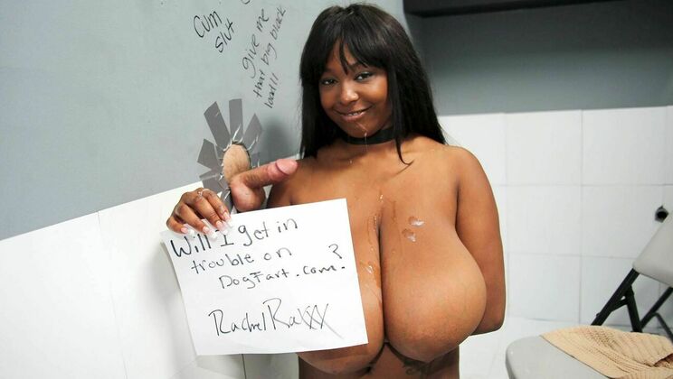 [GloryHoleInitiations] - Ebony Rachel Raxxx's Big Tit Show