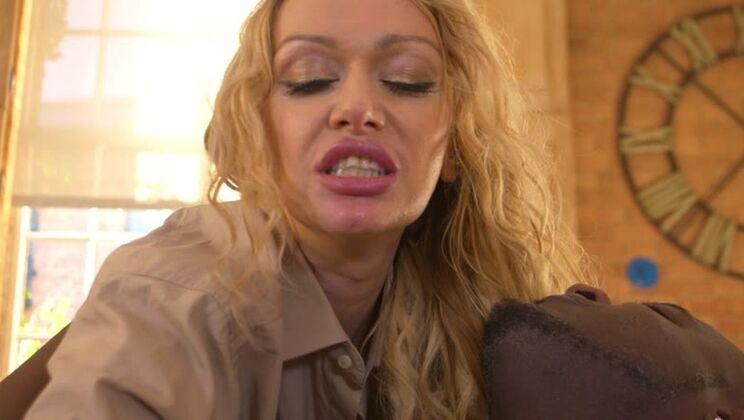 [PornWorld] - Deepthroat Action with Pale MILF Amber Jayne - Antonio Black - Amber Jayne