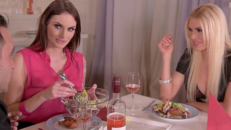 [PornWorld] - Blonde and Brunette Lesbians in Lingerie and Anal