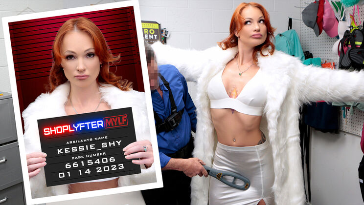 Blonde? No, Redhead Kessie Shy is Red-Handed