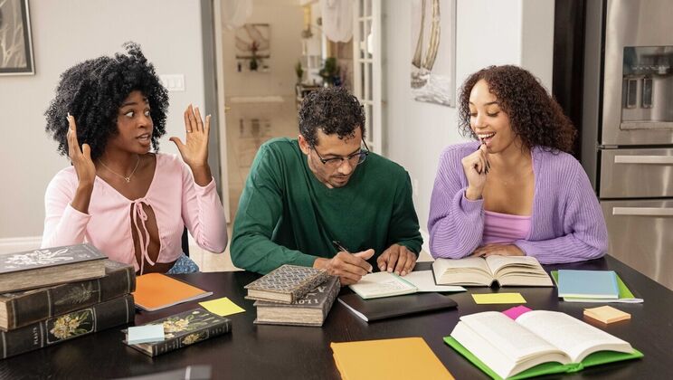 [SneakySex] - College Cuties Enjoy Cheating with Big Cocks - Alex Jones - Alexis Tae - Nicole Kitt