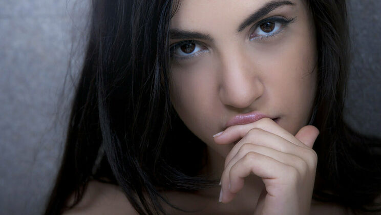 [SexArt] - Bra and Lingerie Strip - Luna