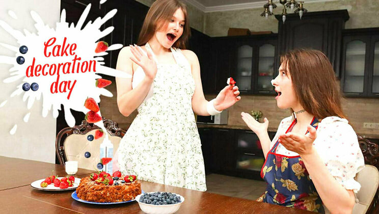 [ClubSweethearts] - Skirt and Kissing Day for Jane and Janyk - Jane White - Janyk Brones