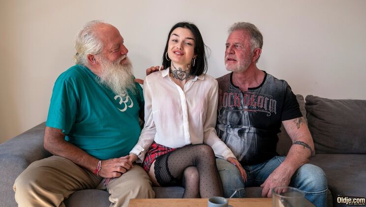 [Oldje] - Old & Young - Maid Gets Dominated by Bruno - Bruno - Chel - Snow DeVille