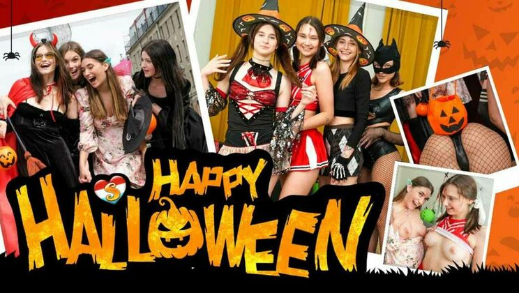 [ClubSweethearts] - Shaved Pussy Halloween Fun - Olivia Trunk - Elise Moon - Milka Wey - Funky Town - Jane White - Sadistka Hub - Virgin Butterfly - Janyk Brones
