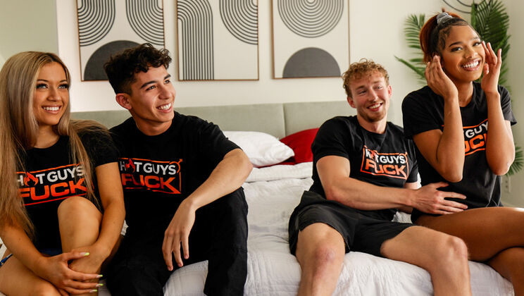 [HotGuysFuck] - Hairy Hookups: Johnny Ortega and Francesca Rossi Get Down and Dirty - Brianna Moore - Francesca Rossi - Cody Kaladin - Johnny Ortega