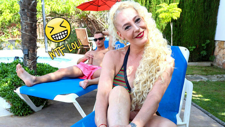 Old and Young Enjoy Outdoor Sex