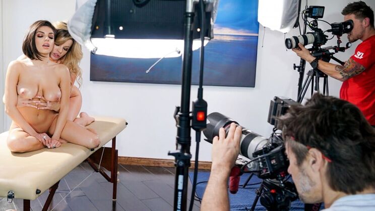 Lesbian Desire: A Behind the Scenes, Big Tits Encounter